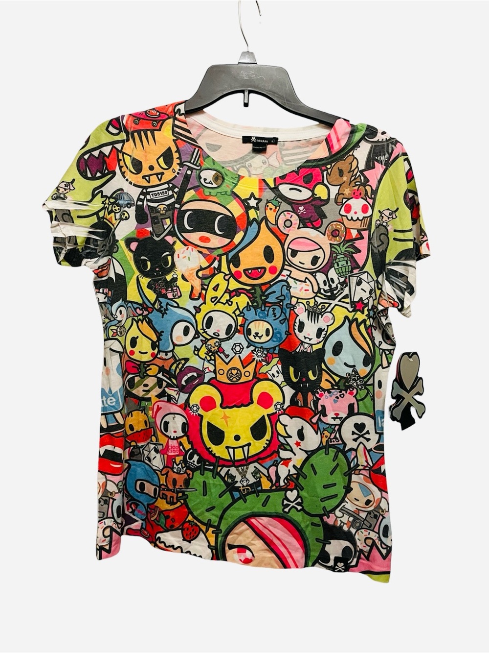 tokidoki Limited Edition All Over Character Sublimated Graphic T-Shirt